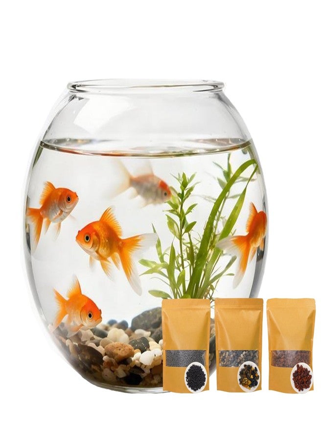 BERGFBV 3-in-1 Low Maintenance Aquarium Filter Bio Media: Volcanic Rock, Natural Gravel & Aquatic Plant Cultivation Soil - Helps Reduce Water Changes for Freshwater Tank, Pond - Image 1